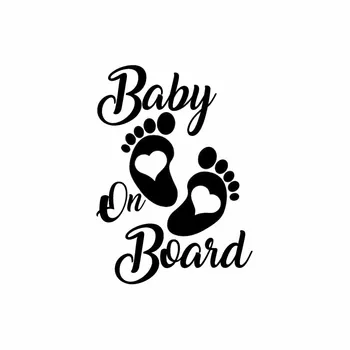 SPĒLĒT ATDZIST Funny Baby on Board Hobijs Auto Uzlīme Automobiļi, Motocikli Ārējie Piederumi, Vinila Decals,18 cm*12.8 cm