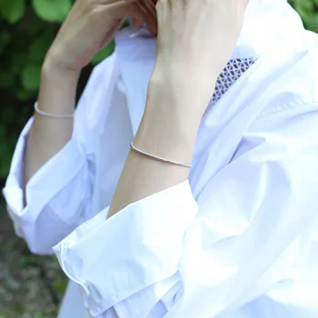 S'STEEL Sieviešu 925 Sudraba Rokassprādzes Čūska Ķēdes Pulseras Mujer Moda 2019 Plata Bijoux Femme Bransoletki Juvelierizstrādājumi