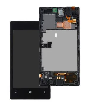 STARDE Nomaiņa LCD Nokia Lumia 520 LCD Displejs, Touch Screen Digitizer Sajūtu Montāžas Rāmis 4
