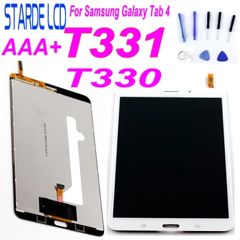 STARDE Nomaiņa LCD Samsung Galaxy Tab 4 T331 T331C SM-T331 3G Versiju, LCD Displejs, Touch Screen Digitizer Montāža