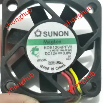 SUNON KDE1204PFV3 11.DV.B1188.AF.GN DC 12V 0.8 W 40x40x10mm Serveru Dzesēšanas Ventilators