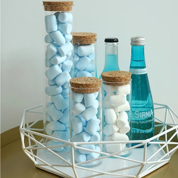 SWEETGO Mākslīgā vērptas cukura pudele orngament zefīru, deserts modelis, kas izgatavoti no māla, kas Vēlas Pudeli vitrīna fotogrāfija