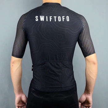 SWIFTOFO augstākās kvalitātes īsām piedurknēm riteņbraukšana jersey pro komandas ceļu mtb sacensības velo apģērbs aero sagriež ar jaunāko bezšuvju process