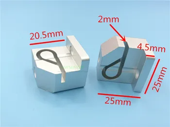 SWMAKER 2gab Anet A6/A8 3D printeri alumīnija sakausējuma Y ass jostas turētājs jaunināšanas komplekts metāla laiks nostiepšana komplekts