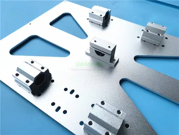 SWMAKER Liela Izmēra Prusa i3 RepRap 3D Printeri Uzlabot Alumīnija sakausējuma silda gultu mount plāksnes Y Pārvadājumi Plāksnes XL 300x200mm