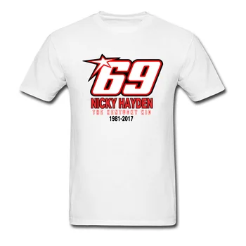Sacīkšu T Krekls PIP Nicky Hayden 69 T-krekls Vīriešiem Melns Apģērbs Kokvilnas Auduma Atgriezumus Vēstuli Tees Eiropas Atdzist Tshirt