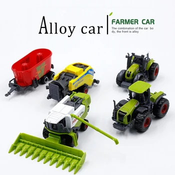 Sakausējuma Lauksaimniecības Kombains Auto Modelis 1:42 Sakausējuma Bērniem Transportlīdzekļu Mini Rotaļlietas Projektēšana Automašīnām Lauksaimnieku Traktori, Automašīnas Modeli, Traktoru Rotaļlietas