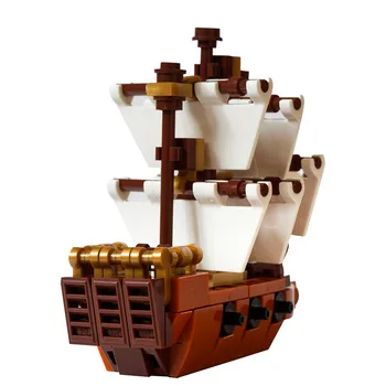 Salikt Buru Laivu Modeļu Veidošanas Bloki DIY Koka Jahtu, Kuģi Rotaļlietu Komplekti Izglītojošas Rotaļlietas Bērniem Bērniem Ziemassvētku Dāvanas