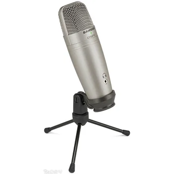 Samson C01U Pro ar pop filtru USB studio kondensatora mikrofons reālā laika uzraudzību lielās diafragmas kondensatora mikrofons