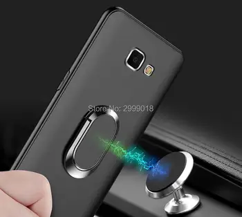 Samsung Galaxy A3 2017 Mīksto Gadījumā Magnētisko Magnēts Auto Pirksta Gredzenu Lietā Par Samsung Galaxy A3 2017 A320 A320M A320F