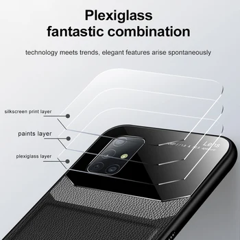 Samsung Galaxy A71 A51 Gadījumā, Tālruņa aizmugurējo Vāciņu, Samsung S20 Ultra, Ņemiet vērā, 10 Plus S10 Lite gadījumos, Triecienizturīgs cietais apvalks