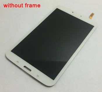Samsung Galaxy Tab 3 8.0 SM-T310 T310 LCD Displeja Paneļa Monitors T310 LCD skārienekrānu, Digitizer Sensora Montāža ar Rāmi