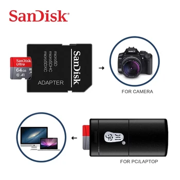 SanDisk A1 Atmiņas Karte 256 GB 200GB 64GB, 128GB 98MB/S 16GB 32GB Micro sd karti Class10 UHS-1 flash Atmiņas kartes TF Microsd/SD atmiņas Kartes