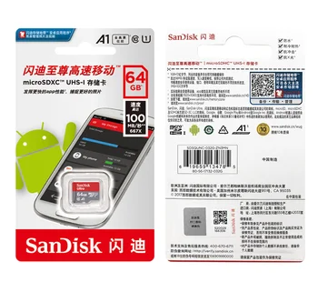 SanDisk A1 Atmiņas Karte 256 GB 200GB 64GB, 128GB 98MB/S 16GB 32GB Micro sd karti Class10 UHS-1 flash Atmiņas kartes TF Microsd/SD atmiņas Kartes