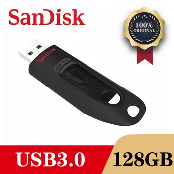 SanDisk CZ48 USB 3.0 Flash Drive Disks 128GB 64GB, 32GB 16GB Pen Drive Tiny Pendrive Memory Stick atmiņas Ierīci Flash drive