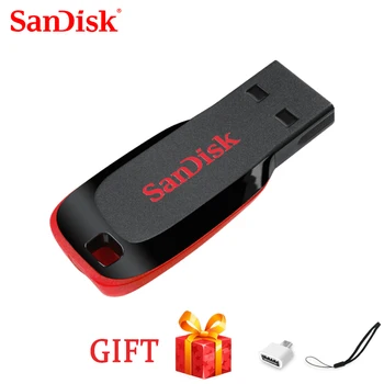 SanDisk USB flash 64gb, 128gb usb 2.0 CZ50 zibatmiņas disks usb zibatmiņas disks memoria usb 16gb 8gb memory stick pen drive 32GB
