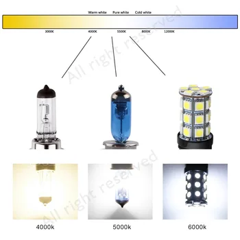 S&D, H4, H7, Lukturu Halogēnu Spuldzes H3 H1 H11 9005 HB3 9006 HB4 9007 9004 12V 55W 100W 5000k Super Spilgti Miglas lukturis Auto Lampas