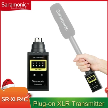 Saramonic Plug-par XLR Raidītājs (SR-XLR4C) un Rokas mikrofons (SR-HM4C) par SR-WM4C Bezvadu Sistēmu