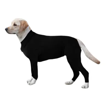 Saspringts Suņu Apģērbu Cietā Suns Jumpsuit 4 kāju Pidžamu Mētelis Māsu Drēbes Bodysuit Plānas drēbes Pet Liels Suns