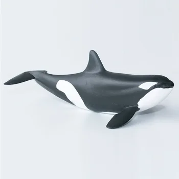 Schleich Savvaļas Dzīvi Dzīvnieki Attēls Okeāna Jūras Slepkava Vaļu Orcinus orca Plastmasas Rotaļlieta modelis #14807 JAUNAS