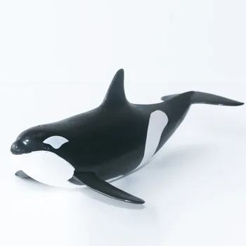 Schleich Savvaļas Dzīvi Dzīvnieki Attēls Okeāna Jūras Slepkava Vaļu Orcinus orca Plastmasas Rotaļlieta modelis #14807 JAUNAS