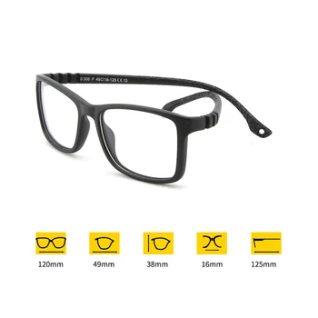 Seemfly Optisko Bērniem, Brilles Rāmis TR90 Silikona Briļļu Elastīgu Aizsardzības Bērniem Dioptriju Brilles Gumijas Oculos De Grau