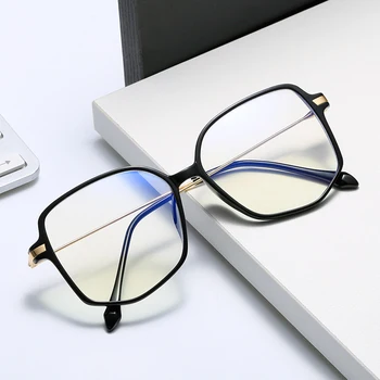 Seemfly Retro Classic Tuvredzība Brilles Anti zilā Gaisma Recepšu Brilles Sievietēm, Vīriešiem Brilles Rāmis 0 -1 -1.5 -2 -2.5 -3 -3.5