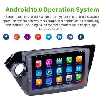 Seicane 2+32G Android 10.1 GPS Navi Galvas Vienības Spēlētājs Auto Stereo 2010 -2012 2013 Kia RIO 3 K2 Atbalsta TPMS DVR