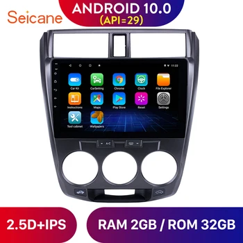 Seicane Android 10.0 10.1 collu Auto Stereo Radio, GPS Navigācijas Vienības Spēlētājs 2.5 D, 4-kodolu 2011 20122016 Honda CITY
