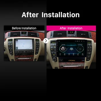 Seicane Android Auto Radio Stereo GPS Navigācijas Toyota veco vainagu 2010 2011 2012 2013 2 Din Touch Auto Multimediju Atskaņotājs