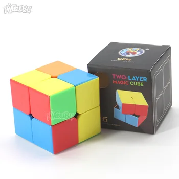 Shengshou GEM 2x2x2 Magic Cube 2, 2 Cubo Magico Stickerless Neo Cube Puzzle Ātrums Cube 2x2 Izglītojošas Rotaļlietas Bērniem