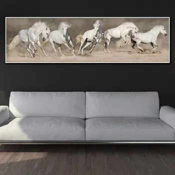 Sienas art attēlus audekls gleznošanai art print zirgs uz audekla un plakātu bez rāmja sienas mākslas Glezniecības apdarei: dzīvojamā istaba
