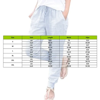 Sievietes Vaļīgas Bikses Gadījuma Cietā Elastīga Vidukļa Bikses Plus Lieluma 2XL Treniņbikses Harēma Bikses Vasaras pantalon femme Streetwear