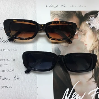 Sieviešu Brilles 2020. Gadam, Modes Mazs Kvadrāts, Skaidrs, Zils, Rozā Saulesbrilles Sieviete Tendence Toņos Dāmām Vintage oculos feminino UV400