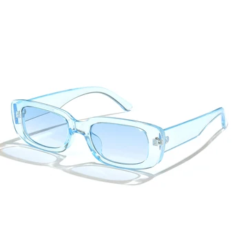 Sieviešu Brilles 2020. Gadam, Modes Mazs Kvadrāts, Skaidrs, Zils, Rozā Saulesbrilles Sieviete Tendence Toņos Dāmām Vintage oculos feminino UV400