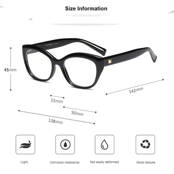 Sieviešu Dizaineru Optiskās Brilles Recepšu Stilīgi Sieviešu Brilles Optiskās Brilles Rāmis Modes Stilu 95154 Brilles