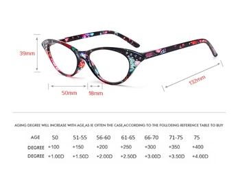 Sieviešu Kabatas Iespiesti Lasīšanas Brilles ar atbilstošām Maisiņš Lēti Pavasara Viru Presbyopic Lasīšanas Brilles +1.0 4.0 Vintage
