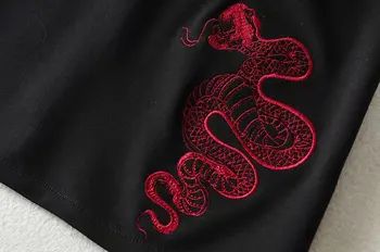 Sieviešu Mini Taisni Svārki Vasaras Sexy Virs Ceļgala Snake Modelis Izšuvumi Rāvējslēdzēju Svārki 2020. Gada Sieviete
