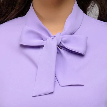 Sieviešu Modes tauriņu Šifona Blūze, Krekls 