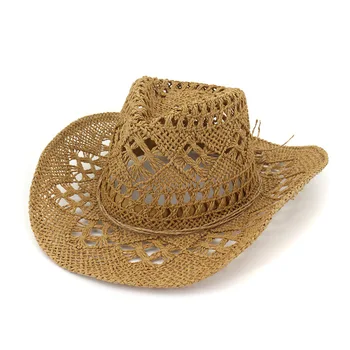 Sieviešu cepures, vasara, pavasaris, roku darbs dobi salmu cepures cietā band virves bowknot āra pludmales gadījuma elegants saules aizsardzības saule cepures