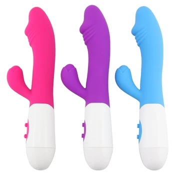 Silikona G Spot Vibratori Dildo Trušu Vibrators Dubulta Vibrācijas Maksts Klitora Stimulators Sieviešu Massager Seksa Rotaļlietas Sievietēm