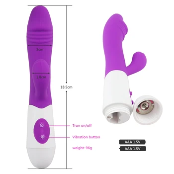 Silikona G Spot Vibratori Dildo Trušu Vibrators Dubulta Vibrācijas Maksts Klitora Stimulators Sieviešu Massager Seksa Rotaļlietas Sievietēm
