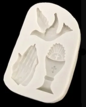 Silikona Veidnē miera balodis formas Pomādes Silikona Veidnes Kūka Apdare Cukura Pelējuma Cepšanas Sugarcraft Pelējuma