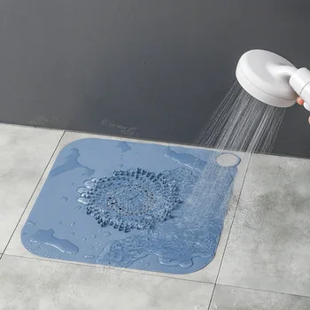 Silikona anti-blocking grīdā mat filtrs neto anti-matu anti-blocking tualetes kanalizācijas dezodoranta vannas istabā grīdas drenāžas vāciņu