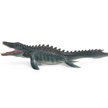 Simulācijas Statiskā Cietā Jūras Dzīvnieku Modelis Rotājumi Kustamā Žokļa Mosasaur Bērnu Izglītības Aksesuārus Skatuves Apdare Bērniem Dino