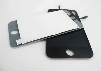 Sinbeda Augstas Kvalitātes LCD Displejs Priekš iPod Touch 4 ar Stikla skārienekrāns Digitizer Nomaiņa Dāvanu Rīki un līmi
