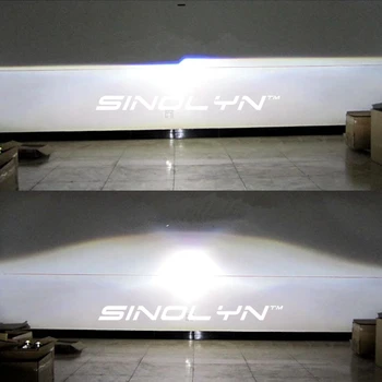 Sinolyn 2.5 Collas Bi Xenon Angel Eyes Projektora Objektīvs H7, H4 Auto Automobiļu Lukturu H1 LED/HID Lēcu Lampas Piederumi Pārbūvēt