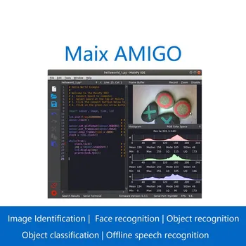 Sipeed Maix Amigo K210 AI + daudz Attīstības padomes Attēlu atpazīšanas Sejas atpazīšanas Objektu atzīšanas Objektu klasifikācija