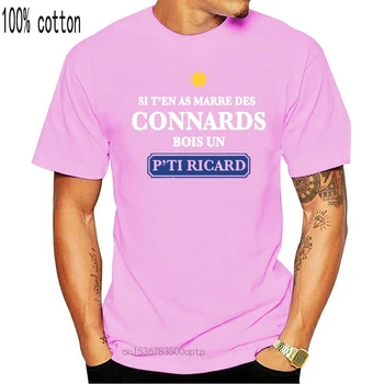 Siten Kā Marre Des Connards Bois Ano Apskatēs Ricard T Krekls Vasaras Top Jaunākās Lēti Pārdot Personalizētu Hip Hop Krekls Eiro, Izmērs S-3xl 0