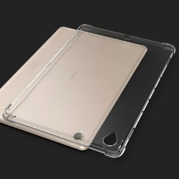 Skaidra Lieta par Huawei MediaPad M3 M5 M6 T3 8.4 10.8 Gadījumā Pārredzamu TPU Silikona Vāciņu Atpakaļ par Huawei MatePadPro 10.8 Capa